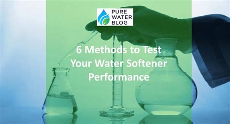 water softener testing methods